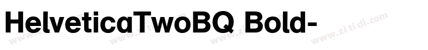 HelveticaTwoBQ Bold字体转换